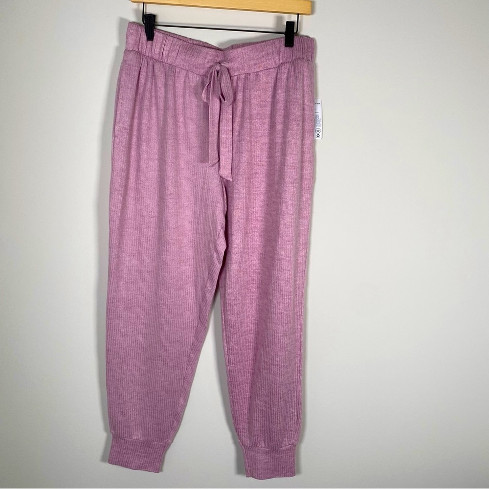 Jockey Super Soft Stretchy Jogger Sweatpants Lounge Wear Purple Size Large (NWT)